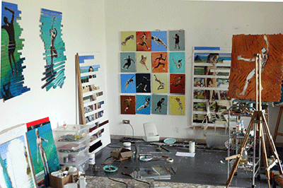 Artist's studio Syracuse Sicily